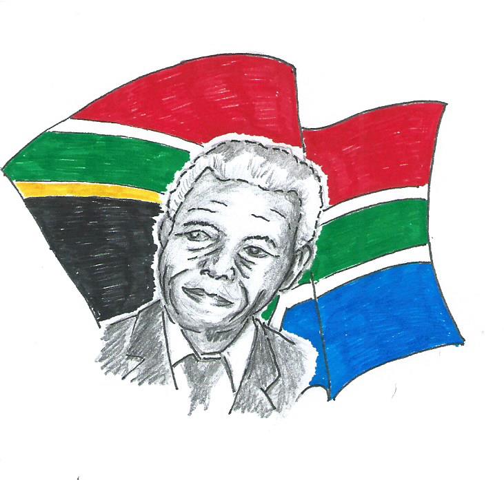 Nelson Mandela, President, South Africa, RSA, Flag, History, Politics, On This Day.